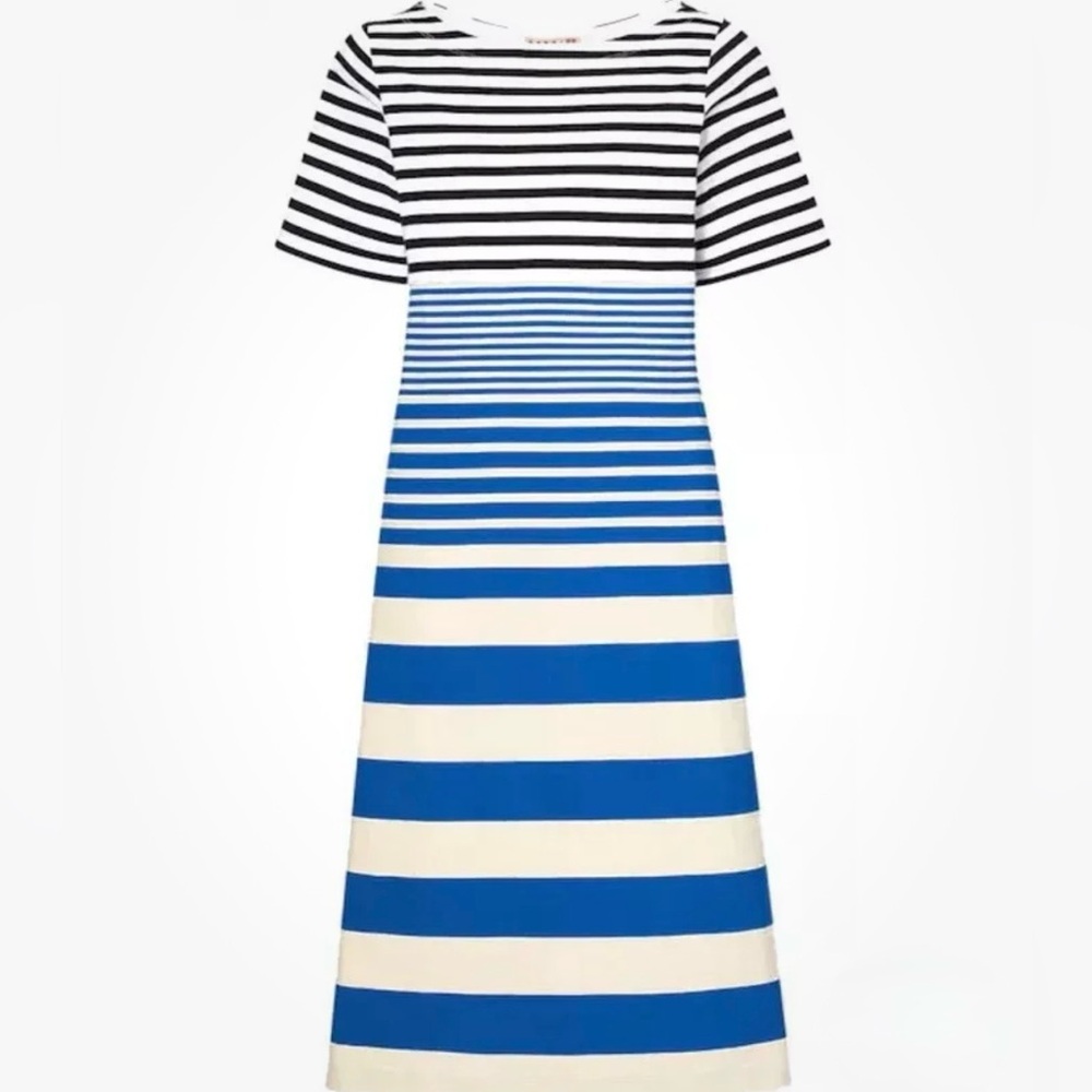 BNWT Uniqlo X Marni Women’s Striped Short Sleeve Dress Size S Sold Out